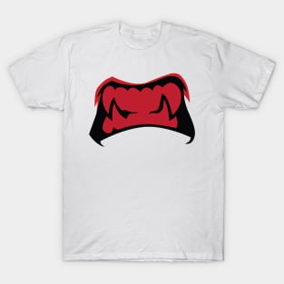 scary teeth face mask T-Shirt